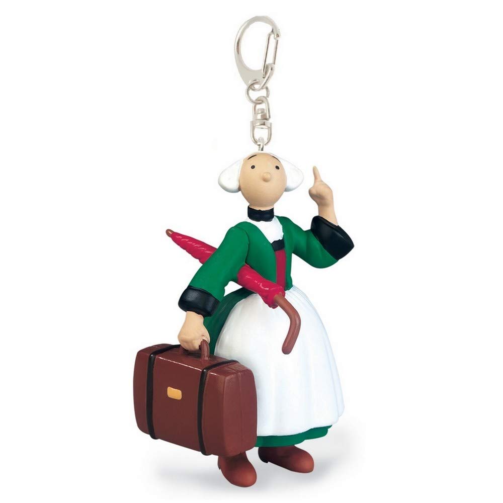 Plastoy Keychain Figure Bécassine with Suitcase and Umbrella 61066 (2019