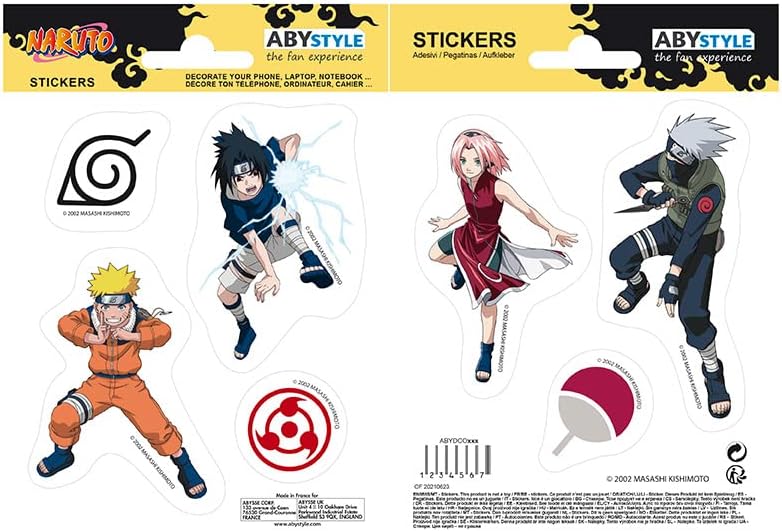 ABYSTYLE - Naruto Team 7 Stickers (16x11cm