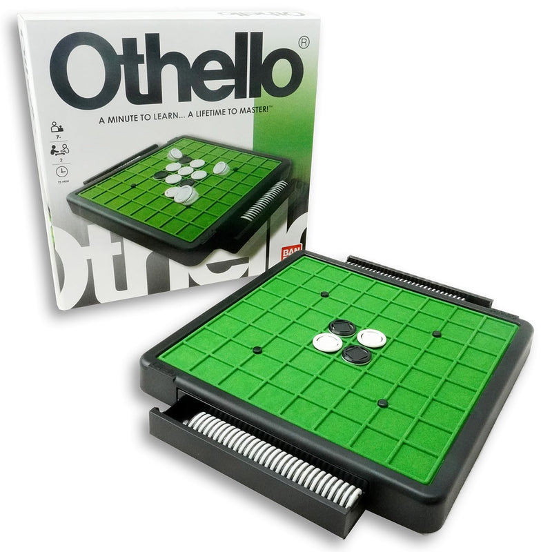Bandai - Othello - klassiek gezelschapsspel - strategiespel - 2 spelers - 15/20min - vanaf 7 jaar - MH80052