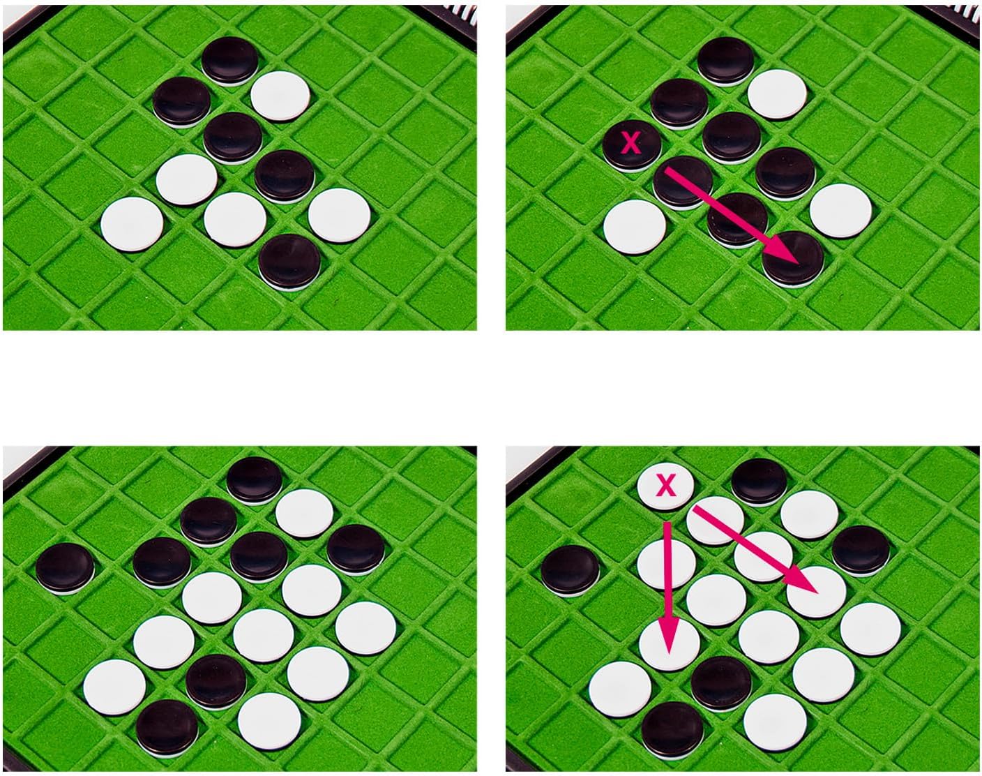 Bandai - Othello - klassiek gezelschapsspel - strategiespel - 2 spelers - 15/20min - vanaf 7 jaar - MH80052