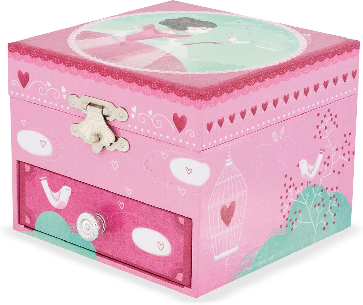Ulysse Bird in Cage Musical Box