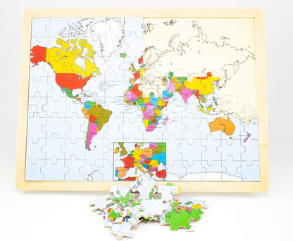Ulysse 3972 Puzzle, World, map