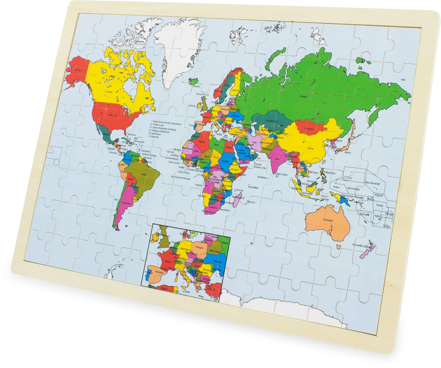 Ulysse 3972 Puzzle, World, map