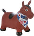 Ulysse- Skippy : Cheval Marron Balancines de Peluche, Multicolor (7011