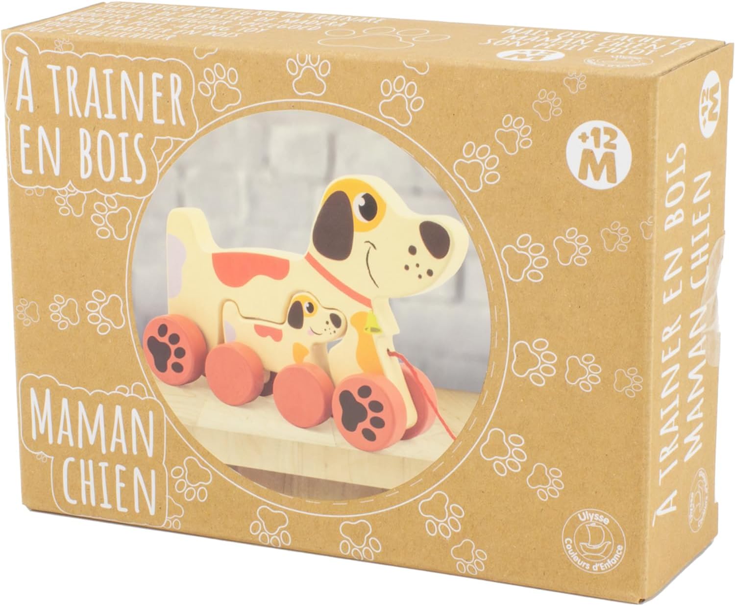Ulysse-A Trainer : Maman Chien Juguetes para Arrastrar, Multicolor (1546