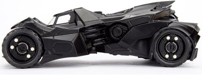 Jada Toys 253215004 Arkham Knight Batmobile Highly Detailed 1:24 Model Car Including Batman Figure, Cockpit and Doors Can Be Opened with wheel, Black