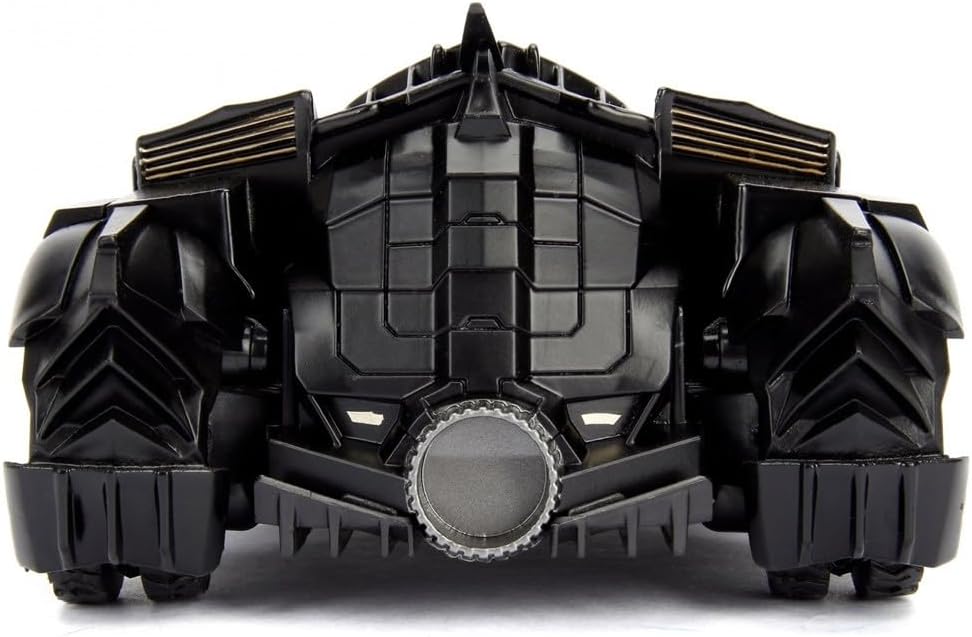 Jada Toys 253215004 Arkham Knight Batmobile Highly Detailed 1:24 Model Car Including Batman Figure, Cockpit and Doors Can Be Opened with wheel, Black