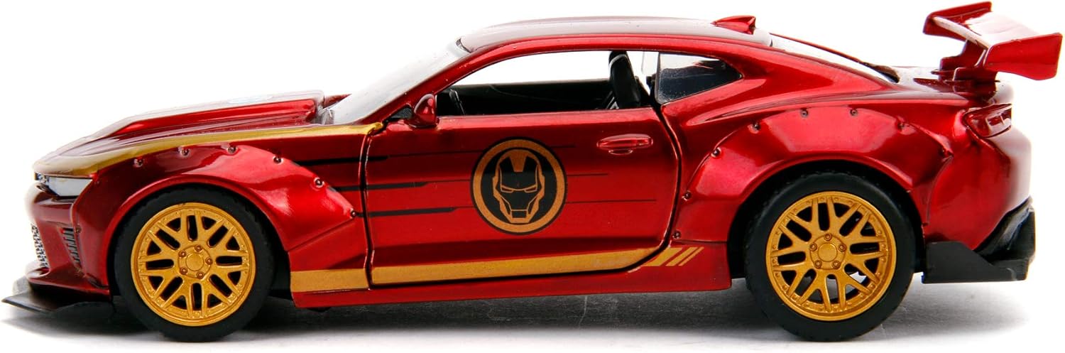 Jada Toys 253222003 Avengers Accessories, 1:32 1:32 Iron Man 2016 Chevy Camaro SS