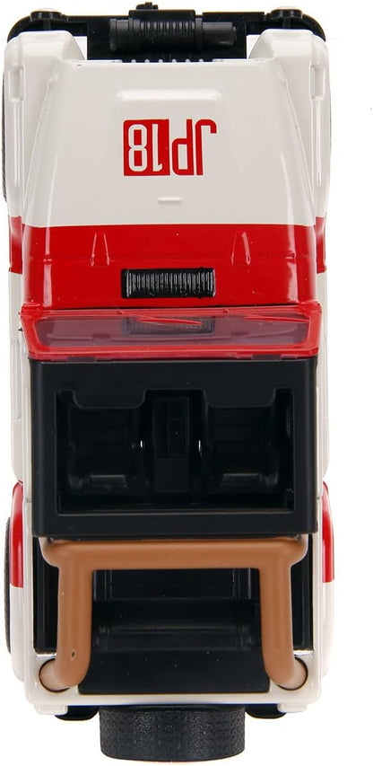 Jada Jurassic Park 1:32 Scale Jeep Wrangler in Quality Die-Cast Metal Open Doors for Children Ages 8, Multicolor (253252019
