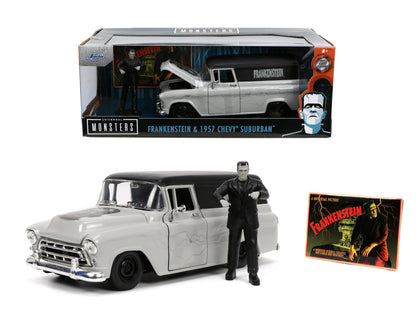Jada Frankenstein Chevy Suburban Delivery 1957 con Figura 253255032