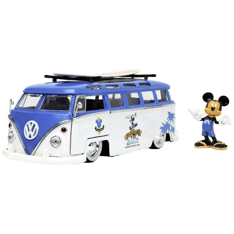 Jada Toys 253075001 Mickey Van with Figure, 1:24, Multicoloured