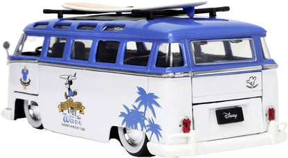 Jada Toys 253075001 Mickey Van with Figure, 1:24, Multicoloured