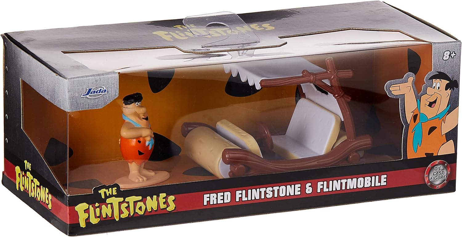 Jada 253253002 The Flintstones Metal car, multicoloured, 1:32