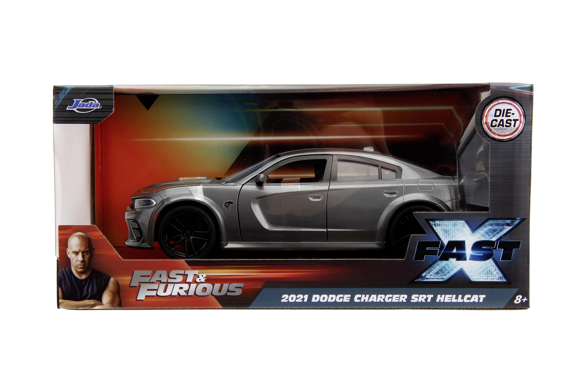 Jada 1:24 FAST and FURIOUS DODGE CHARGER ARGENTO (253203085SSU