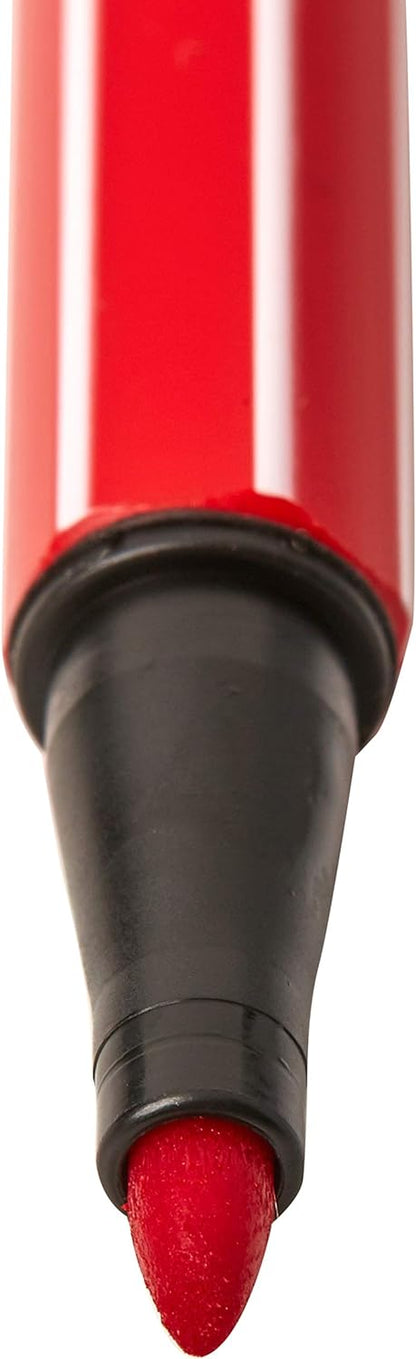 Stabilo: Pen 68 Single Pack, Astuccio In Plastica Rosa Da 15 Colori Assortiti