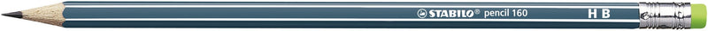 STABILO pencil 160 petrol HB rubber capsule