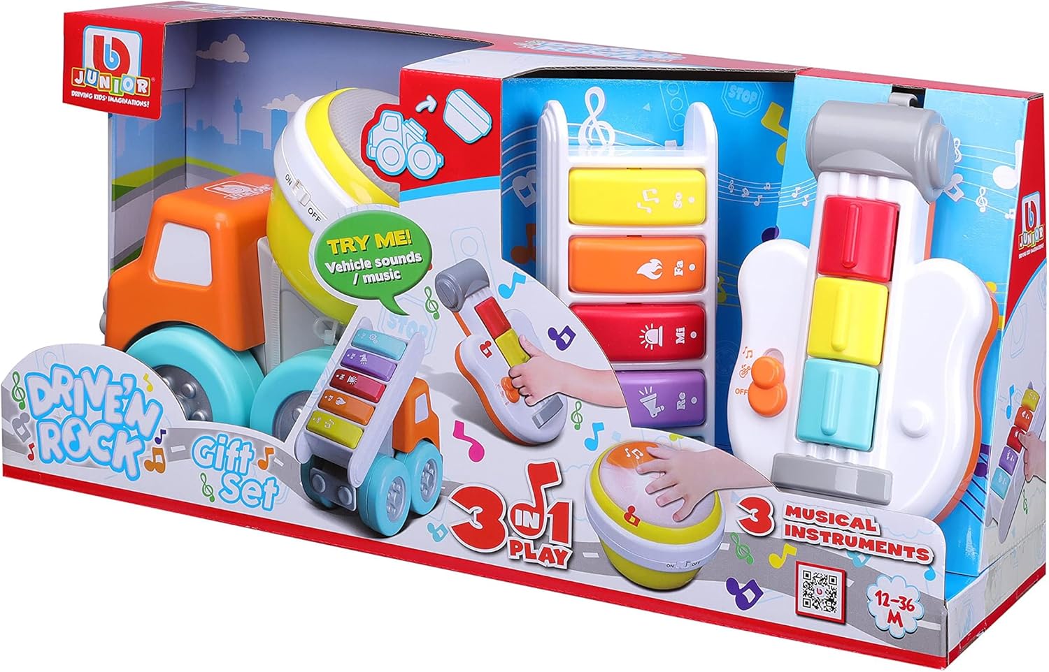 Bburago: Drive `N Rock Gift Set