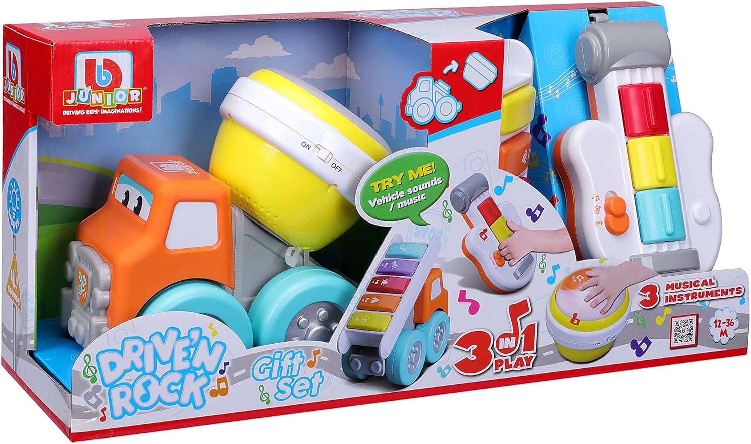 Bburago: Drive `N Rock Gift Set