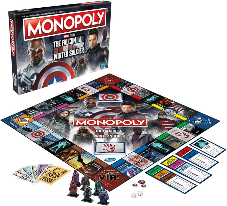 Monopoly: Edition Inspired by Marvel Studios The Falcon and the Winter Soldier TV Series