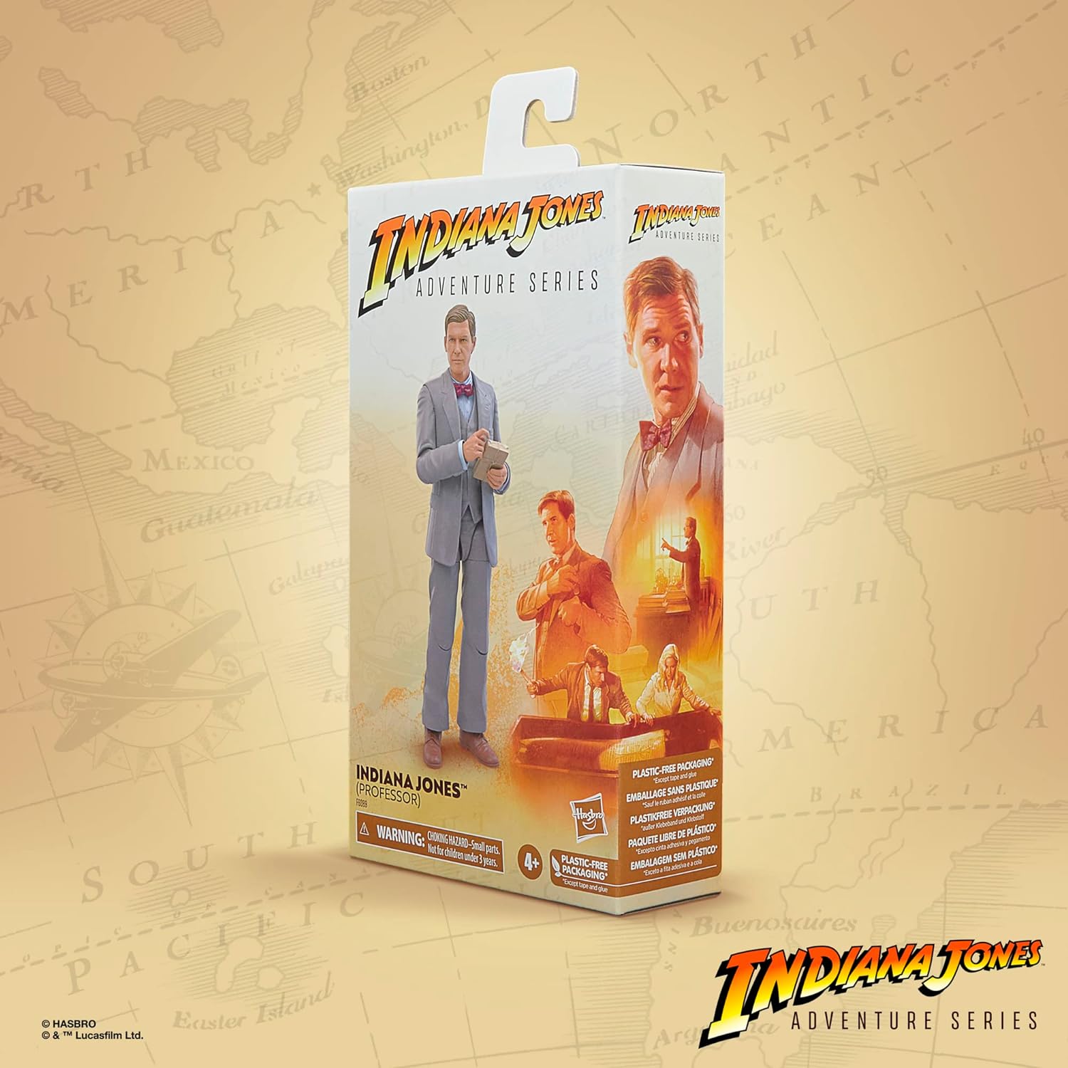 Hasbro - Indiana Jones and The Last Crusade Juguete Adventure Series Indiana Jones (Professor) - Figuras de acción Indiana Jones de 15 cm