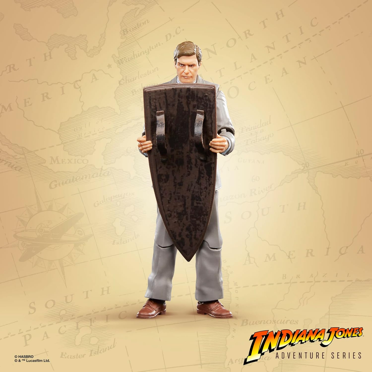 Hasbro - Indiana Jones and The Last Crusade Juguete Adventure Series Indiana Jones (Professor) - Figuras de acción Indiana Jones de 15 cm