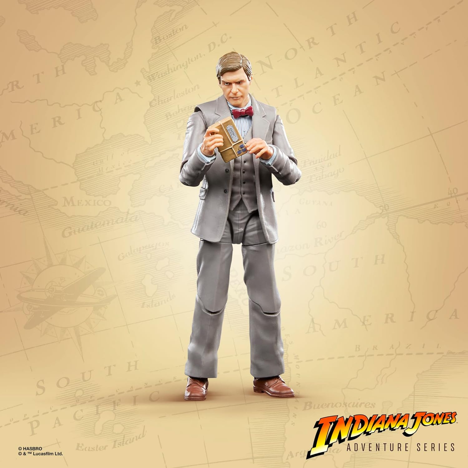 Hasbro - Indiana Jones and The Last Crusade Juguete Adventure Series Indiana Jones (Professor) - Figuras de acción Indiana Jones de 15 cm