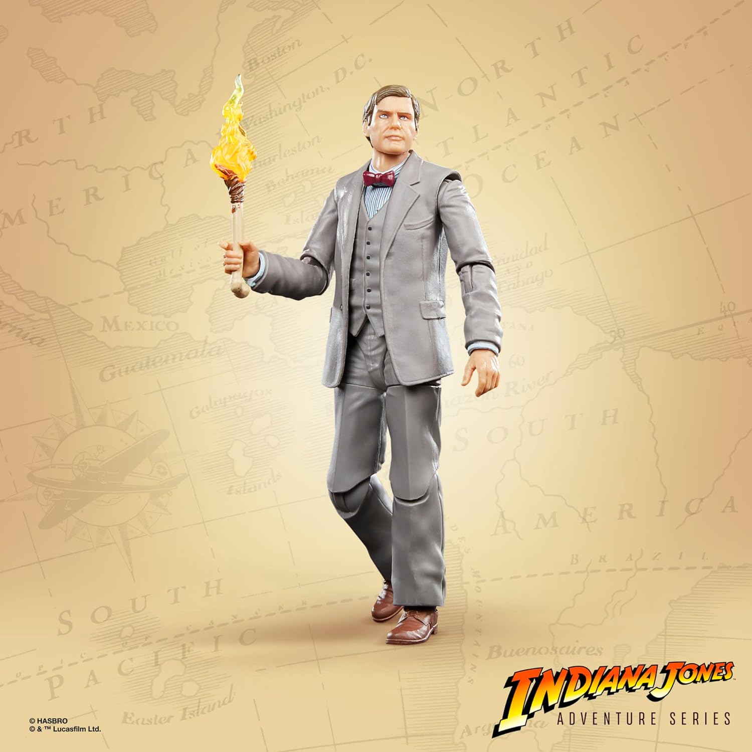 Hasbro - Indiana Jones and The Last Crusade Juguete Adventure Series Indiana Jones (Professor) - Figuras de acción Indiana Jones de 15 cm