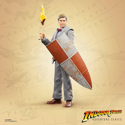 Hasbro - Indiana Jones and The Last Crusade Juguete Adventure Series Indiana Jones (Professor) - Figuras de acción Indiana Jones de 15 cm