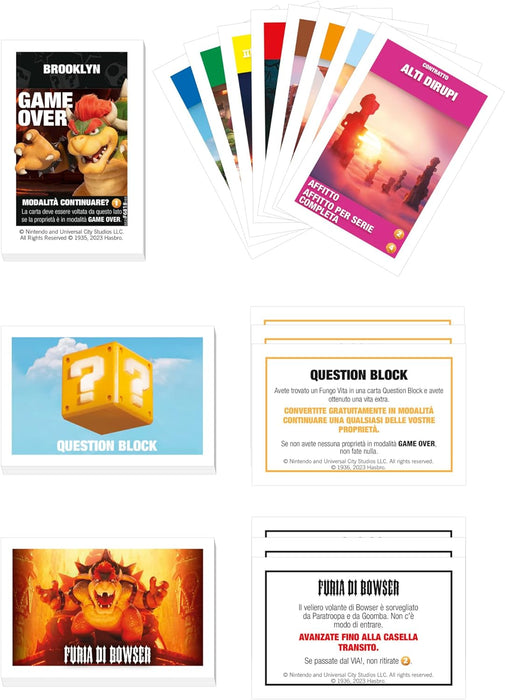 Monopoly - Super Mario Bros Edizione ispirata al film, gioco da tavolo per bambini e bambine, contiene la pedina di Bowser