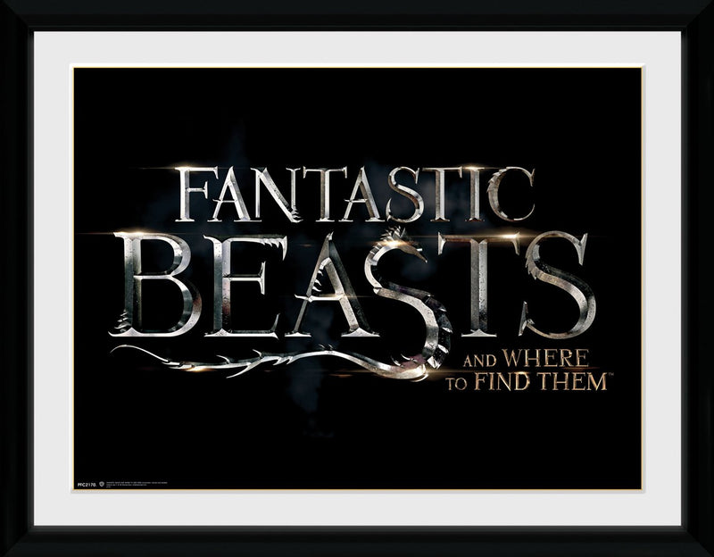 Fantastic Beasts: Logo (Stampa In Cornice 30X40 Cm)