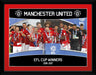 GB eye LTD, Manchester United, EFL Cup Winners 16/17, Framed Print 30x40cm, Wood, Multi-Colour