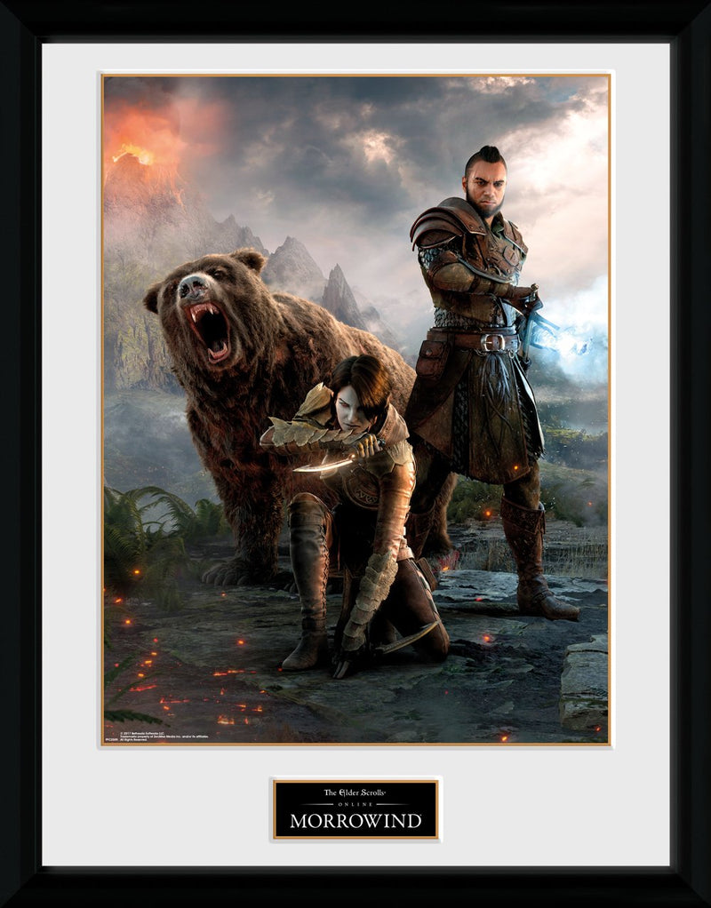 GB eye Elder Scrolls Morrowwind Trio 30 x 40cm Framed Collector Print