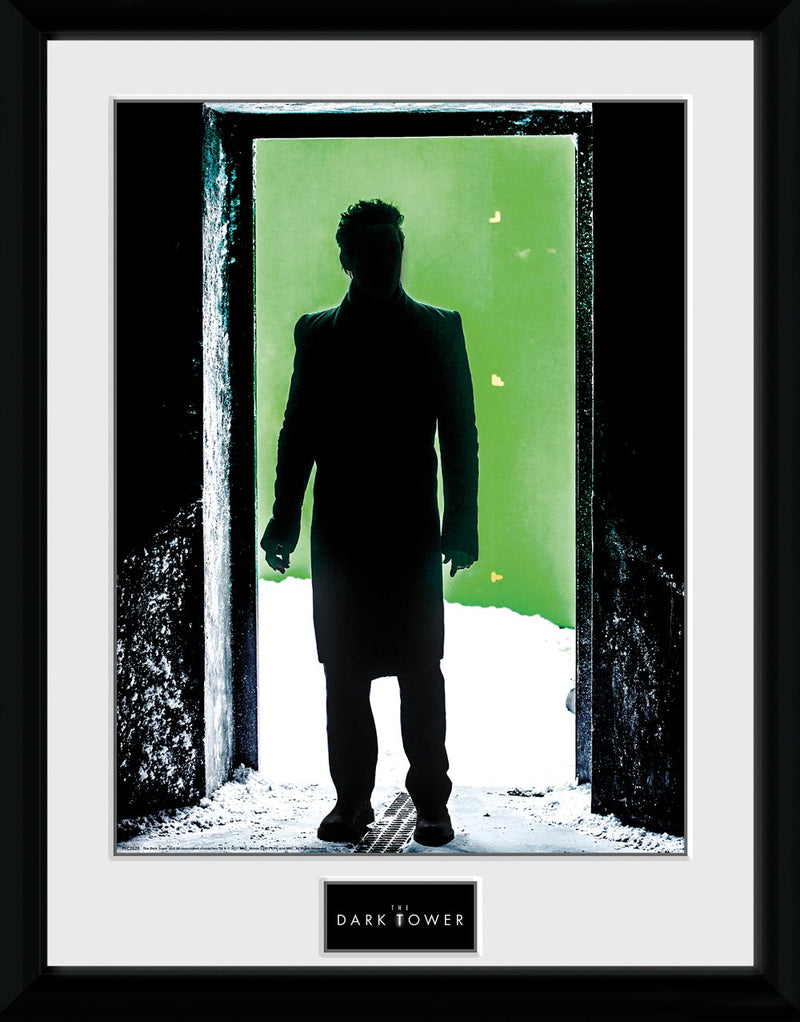 GB eye The Dark Tower The Man in Black Framed Poster, Wood, Various