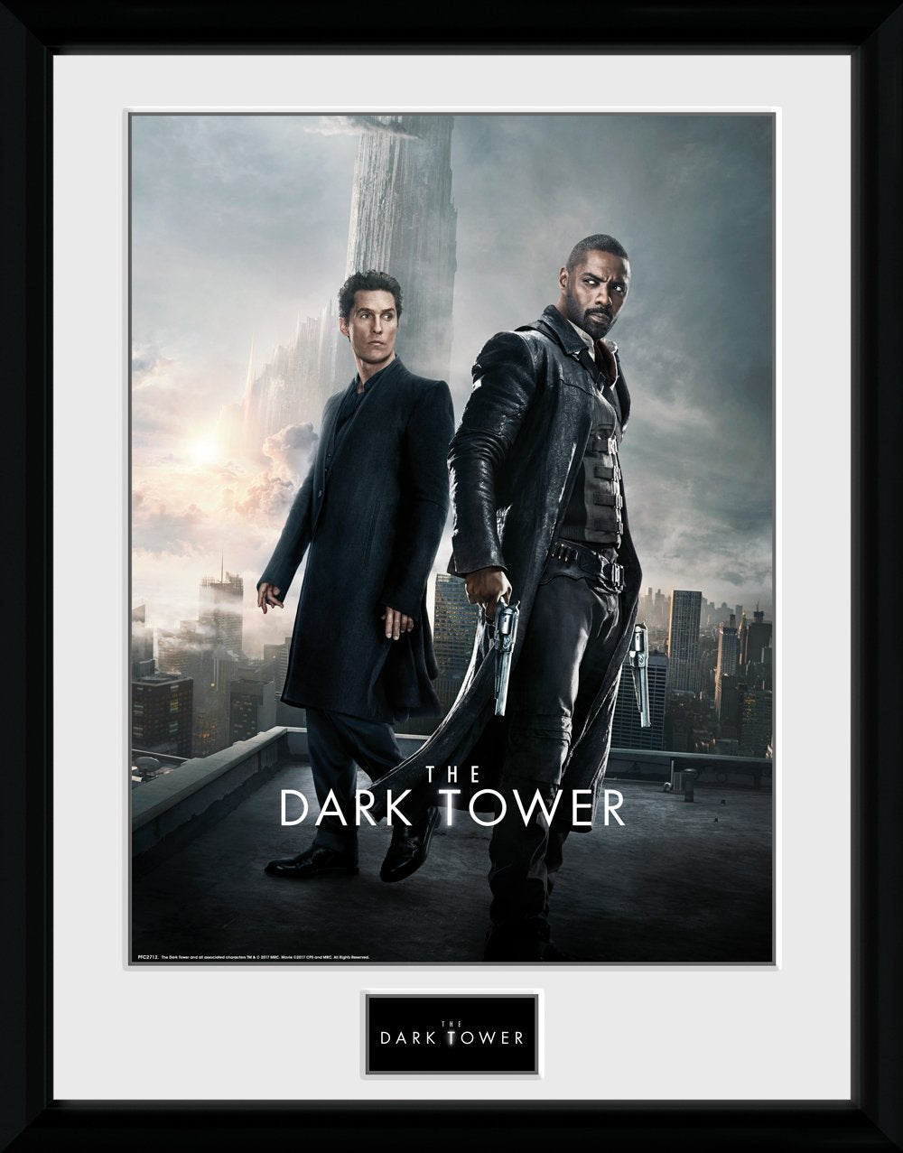 GB eye LTD, The Dark Tower, City, Framed Print 30x40cm, Wood, Various