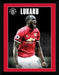 Manchester United: Lukaku Stand 17/18 (Stampa In Cornice 30X40Cm)