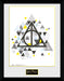 GB eye Harry Potter Deathly Pixels 30 x 40cm Framed Collector Print