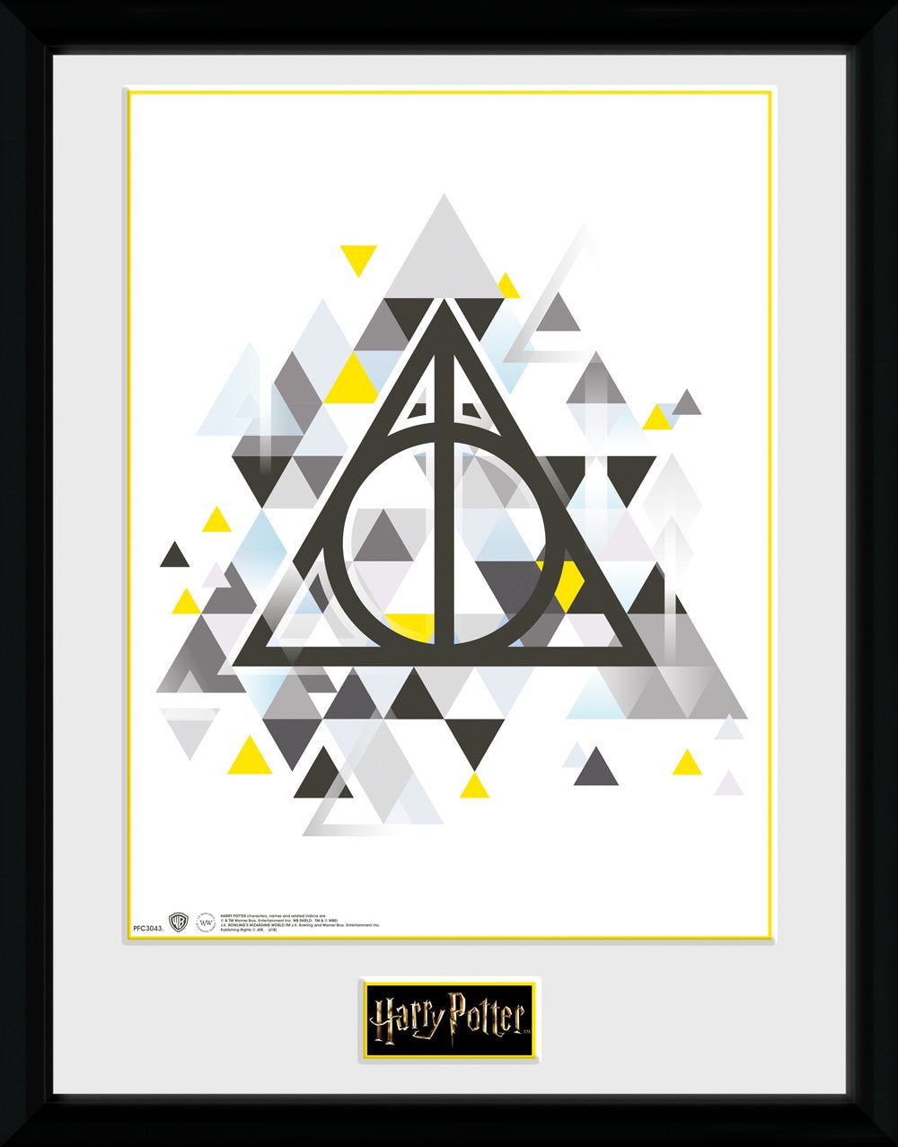 GB eye Harry Potter Deathly Pixels 30 x 40cm Framed Collector Print