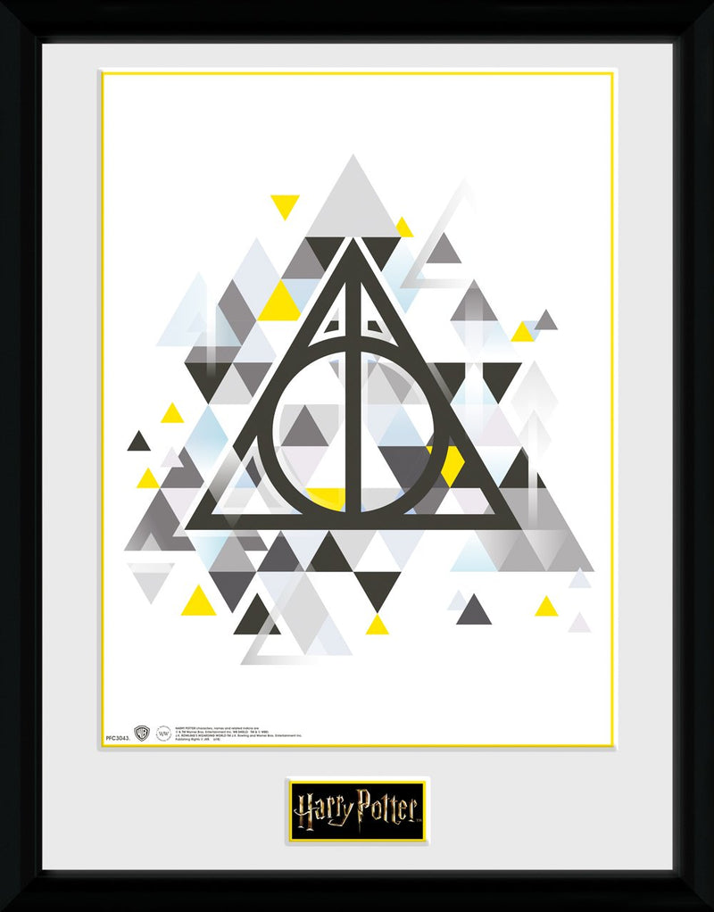 GB eye Harry Potter Deathly Pixels 30 x 40cm Framed Collector Print