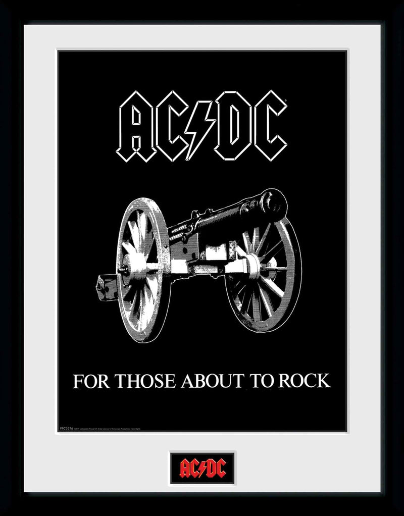 GB eye AC/DC For Those About to Rock 30 x 40cm Framed Collector Print