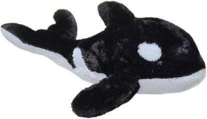 Aurora, 06271, Flopsie Splash Orca Whale, 12In, Soft Toy, Black and White, Medium
