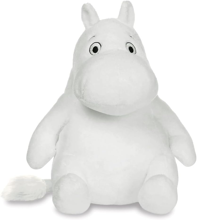 Aurora, 12585, Moomin Official Merchandise, Moomin, 8In, Soft Toy, White