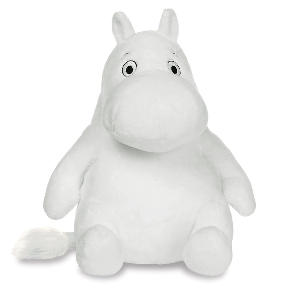 Aurora, 12585, Moomin Official Merchandise, Moomin, 8In, Soft Toy, White