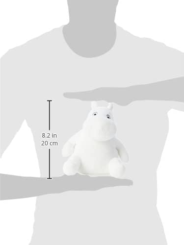Aurora, 12585, Moomin Official Merchandise, Moomin, 8In, Soft Toy, White