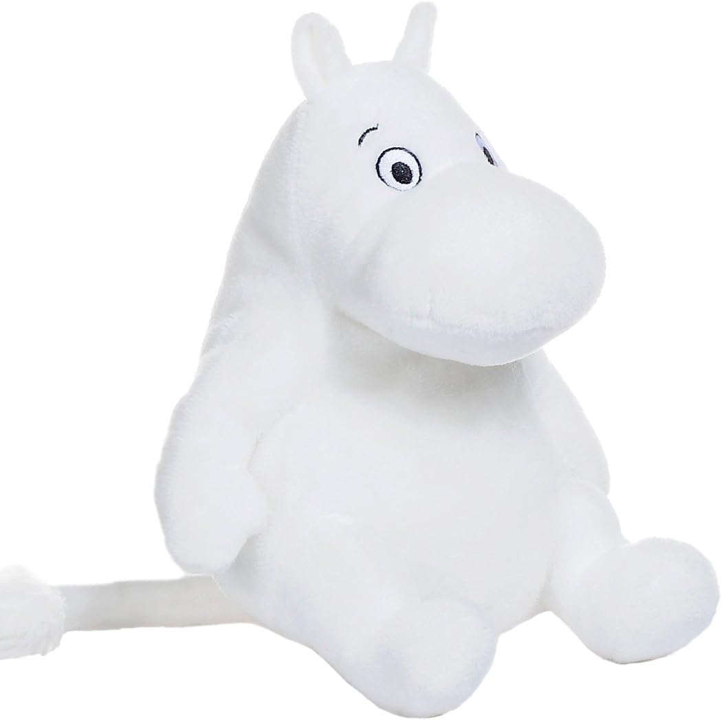 Aurora, 12585, Moomin Official Merchandise, Moomin, 8In, Soft Toy, White