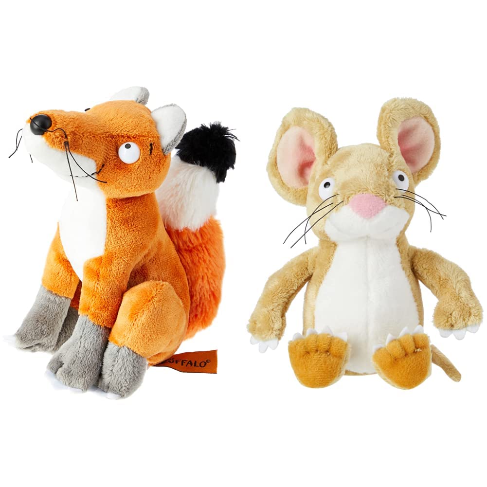 Aurora World Gruffalo Fox 7 inch, Orange, White and Grey, Medium