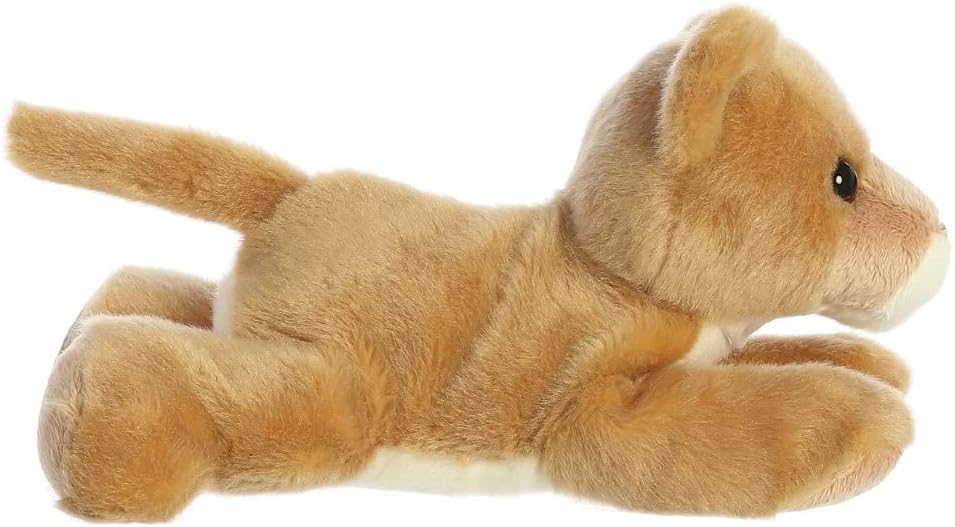 Aurora- Leona de Peluche, colección Mini Flopsie, Color Braun, 21 cm (0060013285