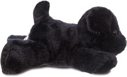 Aurora, 31295, Mini Flopsies Blackie Black Labrador Dog, 8in, Soft Toy, 8" 8" Single