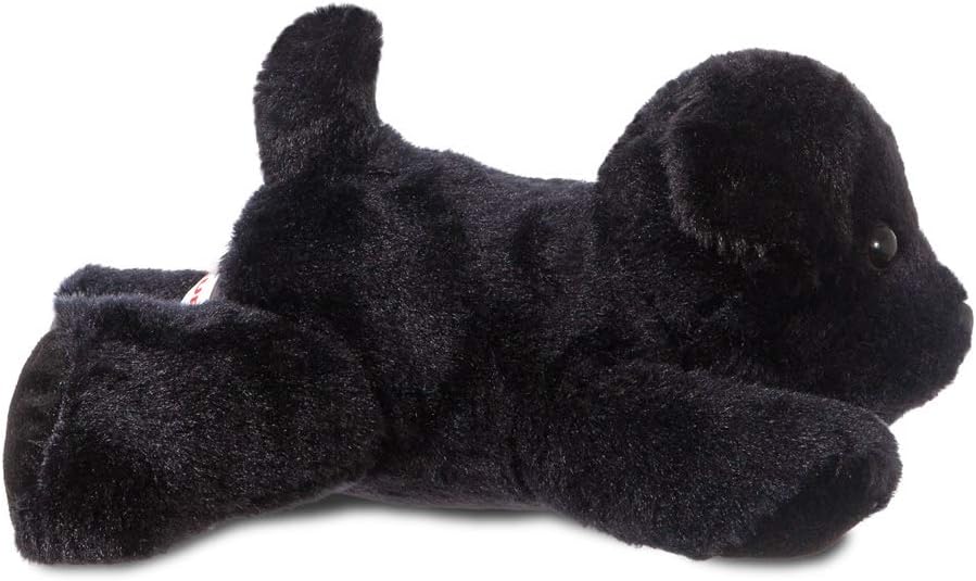 Aurora, 31295, Mini Flopsies Blackie Black Labrador Dog, 8in, Soft Toy, 8" 8" Single