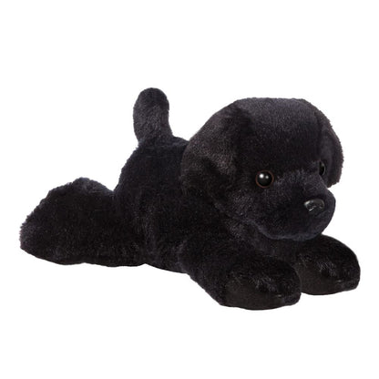 Aurora, 31295, Mini Flopsies Blackie Black Labrador Dog, 8in, Soft Toy, 8" 8" Single