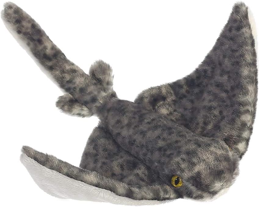 Aurora, 31716, Mini Flopsies Stingray, 8In, Soft Toy, Grey